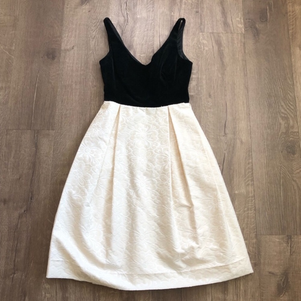 Black and white dress